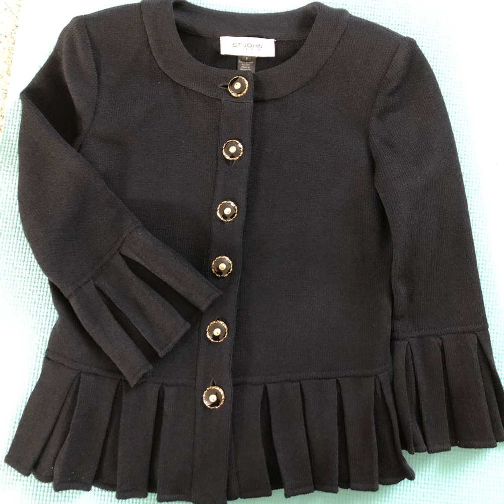 ST.John Knit Jacket Black Size 0